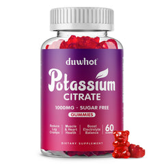 Duwhot Potassium Citrate Gummies bottle view for easy daily supplementation.