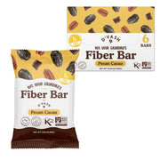 D'Vash Fiber Bars Pecan Cacao pack, convenient on-the-go snack.