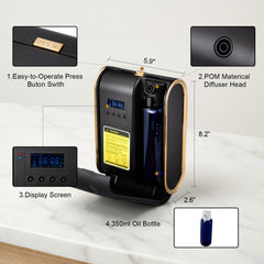 DXBDHSJK diffuser wall-mount kit image demonstrates space-saving installation.