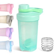 D.Y.A 16oz shaker bottle green front view, ideal for pre-workout shakes.