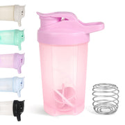 D.Y.A 16oz shaker bottle with leak-proof lid for secure workouts on the go