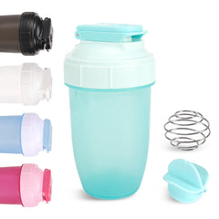 D.Y.A 16oz shaker bottle with leak-proof lid for mess-free shakes.