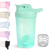 D.Y.A 16oz shaker bottle with green lid for easy protein shakes on the go.