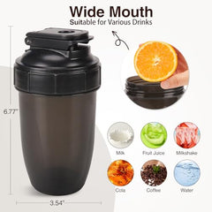 D.Y.A leak-proof lid keeps contents secure during travel