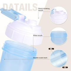 D.Y.A wide-mouth shaker promotes easy scooping and thorough mixing for smoothies