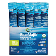E3LIVE Blue Majik On-The-Go-Singles packs for convenient daily use while traveling.