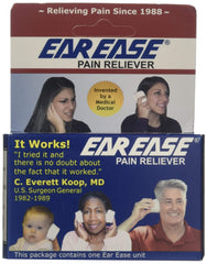Ear Ease bottle overview demonstrates ready-to-use relief for temporary ear discomfort.