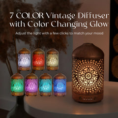 Earnest Living diffuser features waterless auto-off for safe, unattended operation.
