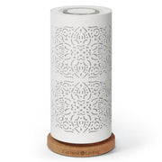 Earnest Living waterless diffuser 100ml with sculpted metal shell for elegant room scent.