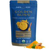 Earth Echo Golden Bliss bottle pour for an easy nighttime ritual.