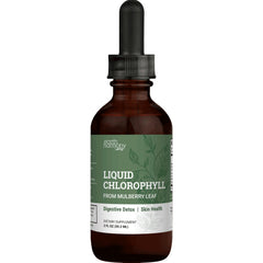 Earth Harmony Naturals Liquid Chlorophyll bottle showing a bright green formula for daily detox support