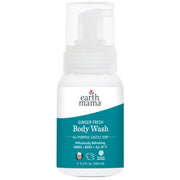 Earth Mama Ginger Fresh foaming hand soap bottle for gentle cleansing, ideal for sensitive skin.
