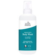 Earth Mama Ginger Fresh Hand & Body Wash bottle with pump for gentle family cleansing