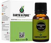 EARTH N PURE Bhringraj oil bottle for easy application and scalp nourishment.