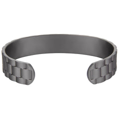 Earth Therapy adjustable copper bracelet worn on wrist showing universal fit.