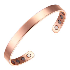 Earth Therapy adjustable copper bracelet fits most wrists with comfortable wear.