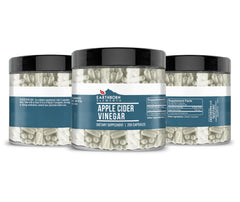 Earthborn Elements Apple Cider Vinegar capsules packaging, USA-encapsulated quality.