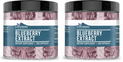 Earthborn Elements Blueberry 10:1 extract bottle for daily additive-free capsule supplement.