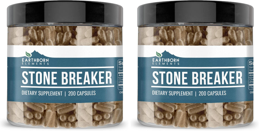 Earthborn Elements Chanca Piedra bottle with capsules, pure and ready for daily use
