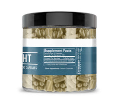 Earthborn Elements Eyebright capsules close-up, easy-to-use capsules for daily use.