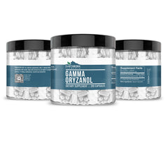 Earthborn Elements Gamma Oryzanol bottle with glossy finish, premium quality.