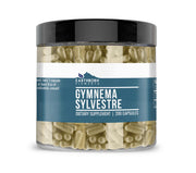 Earthborn Elements Gymnema Sylvestre capsules shown for daily wellness.