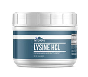 Earthborn Elements Lysine HCL powder packaging shows purity with no fillers for daily amino acid support