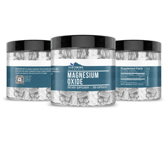 Earthborn Elements magnesium oxide capsules with no additives for clean intake