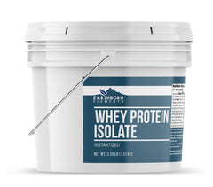 Earthborn Elements Whey Protein Isolate pour shot shows easy serving options.
