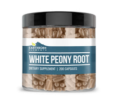Earthborn Elements White Peony Root capsules bottle for pure daily support