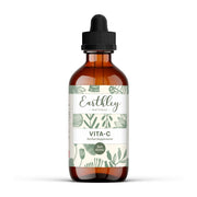Earthley Vita-C tincture bottle, unflavored whole-food vitamin C for daily wellness