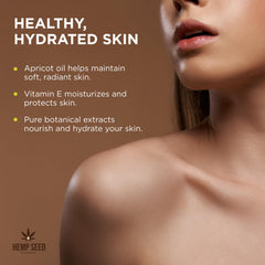 Earthly Body skin-nourishing oil close-up showing a rich, natural ingredient blend.