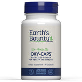 Earth's Bounty Oxy-Caps bottle front showing 90 vegetarian capsules and energy focus potential.