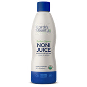 Earth's Bounty Tahitian Noni Juice bottle awaiting daily vitality ritual.
