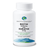 Earth's Splendor Biotin Keratin tablet ready to take for hair and nails.
