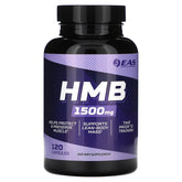 EAS HMB 1500mg bottle closeup for lean muscle support during training