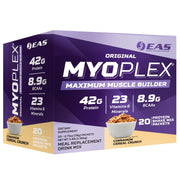 EAS Myoplex bottle and packet for convenient protein meals on the go.