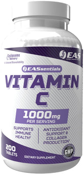 EAS Vitamin C 1000mg bottle front supports daily immune wellness.