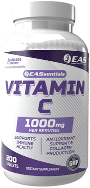 EAS Vitamin C 1000mg bottle front supports daily immune wellness.