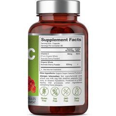 EAT INTACT acerola cherry powder shows natural, vitamin C-rich content.