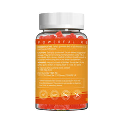Close-up of EAZGOO Ashwagandha Gummies showing strawberry flavor and chewy texture for daily routine