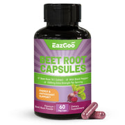 EAZGOO Beet Root Capsules bottle ready for daily nitrate-support and energy.