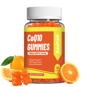 EAZGOO CoQ10 gummies bottle promotes energy support.