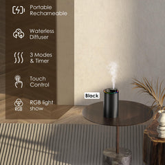 Ecantl diffuser LED display shows mode and timer for easy control.