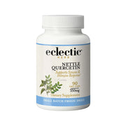 Eclectic Institute nettle leaf capsules bottle for seasonal sinus support.