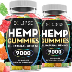 Eclipse Hemp Gummies bottle for a month-long calm routine