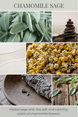 Eco Candle Co. Chamomile Sage tea light closeup shows soy wax and steady melt