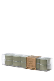 Eco Candle Co Mother Earth tea light with grass and hay aroma for cozy ambience