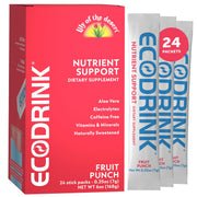 Eco Drink Fruit Punch stick-pack ready for on-the-go hydration