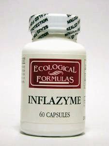 Ecological Formulas Inflazyme 60 caps bottle for daily enzyme support